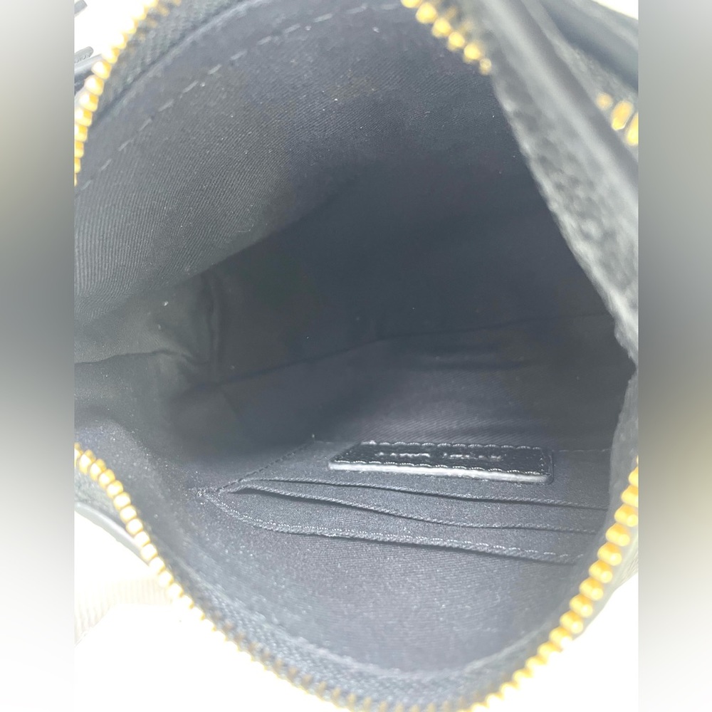 See By Chloe Black Leather and Suede Crossbody with Gold Ring Accent - Picture 10 of 11